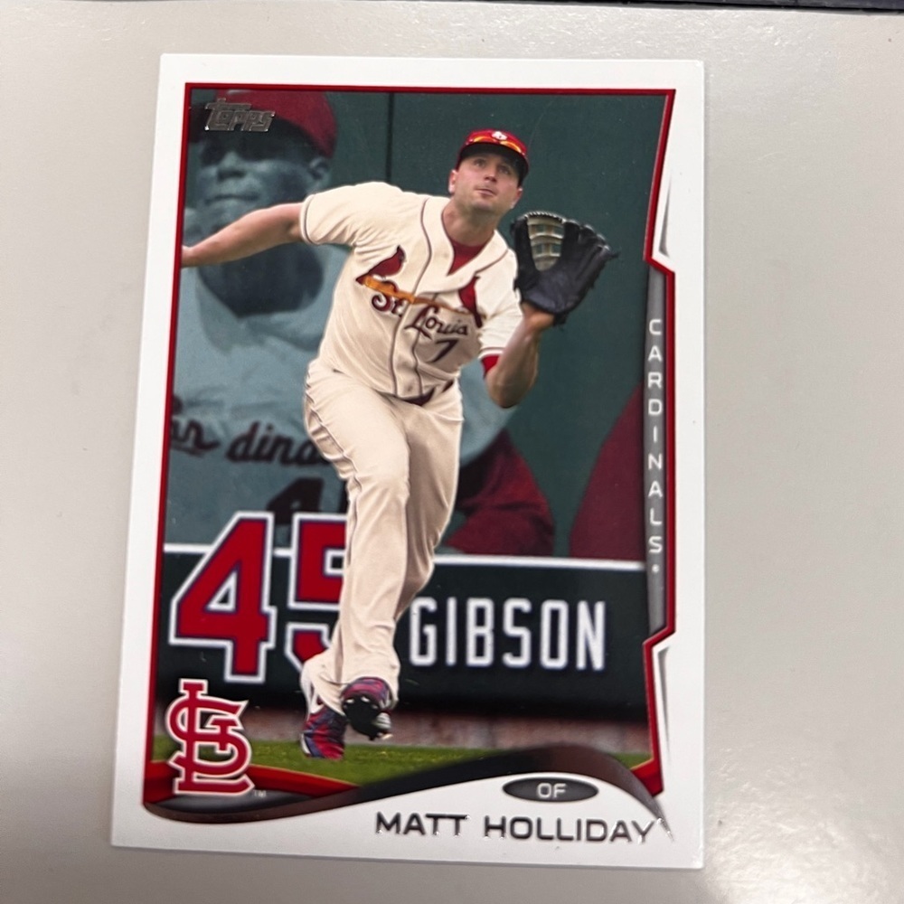 2014 Topps Matt Holliday St. Louis Cardinals #329 Baseball Card